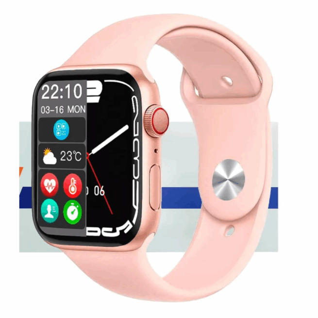 Smartwatch S8 Pro Series 8 – Rosa – Design Moderno e Funções Inteligentes