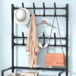 Rack Multifuncional 4 Prateleiras – Arara, Sapateira e Cabideiro Organizador