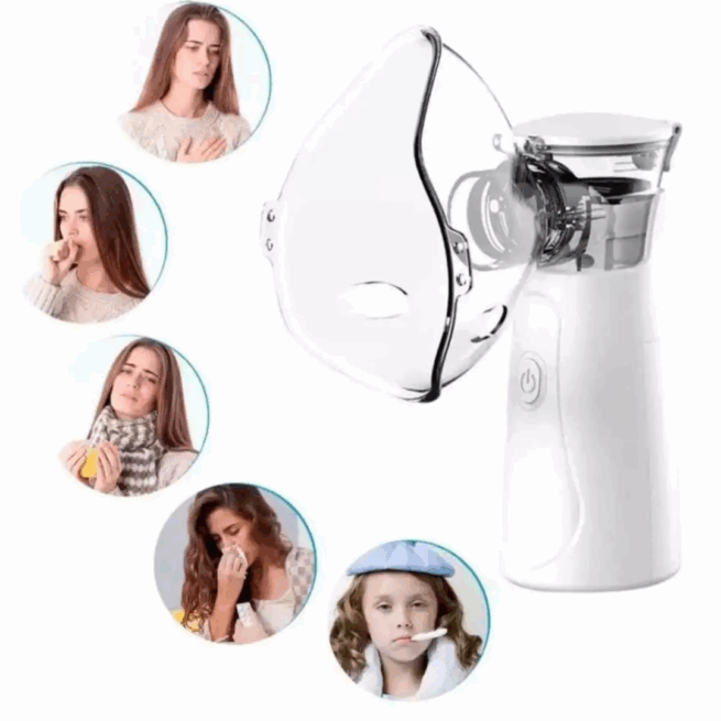 Nebulizador Portátil Recarregável - Branco