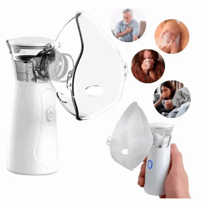 Nebulizador Portátil Recarregável - Branco