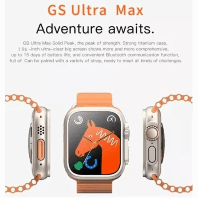 Smartwatch GS Ultra Max - Preto