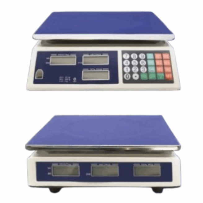 Balança Eletrônica Digital Recarregável até 40kg – Bivolt para Uso Comercial