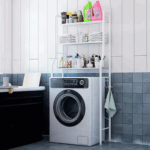 Rack Prateleira e Organizador para Lavanderia - Preto ou Branco