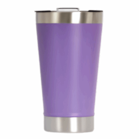 Copo Térmico Inox com Tampa e Abridor 473 ml - Violeta (Normal)