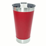 Copo Térmico Inox com Tampa e Abridor 473 ml - Vermelho (Normal)