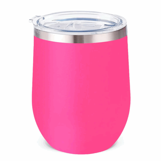 Copo Cuia Térmico Inox 360 ml com Tampa Antivazamento – Pink – Versão Normal