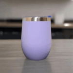 Copo Cuia Térmico Inox com Tampa Antivazamento 360 ml – Cor Lilás – Praticidade Diária