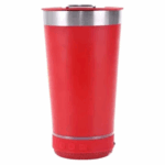 Personalizado Bluetooth – Copo Térmico Som LED com Tampa e Abridor 420 ml – Vermelho
