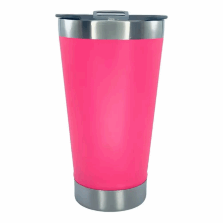 Copo Térmico Inox com Tampa e Abridor 473ml - Pink (Normal)