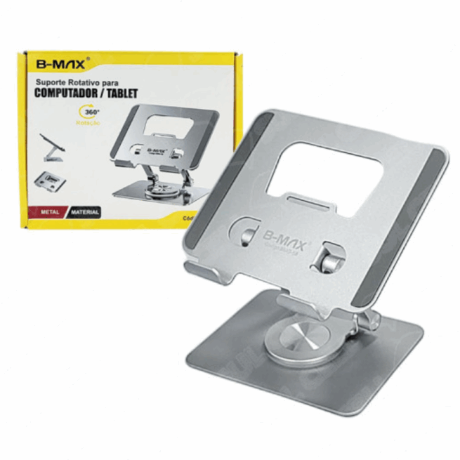Suporte de Mesa para Tablet 360° – Modelo BMG-58 – Ajustável e Prático