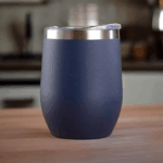 Copo Cuia Térmico Inox 360 ml com Tampa Antivazamento – Azul Marinho Clássico – Versão Normal