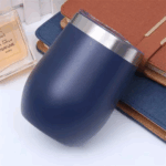 Copo Cuia Térmico Inox 360 ml com Tampa Antivazamento – Azul Marinho Clássico – Versão Normal