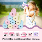 Papel de Impressora Infantil com Estampa Câmera Colorido