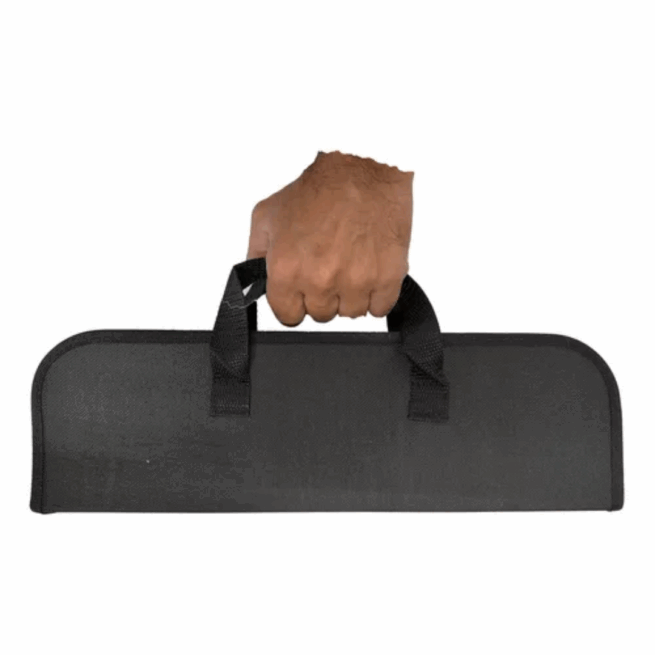 Conjunto de Churrasco De Luxo 9 Peças Inox Profissional C/ Maleta - BM-F1026