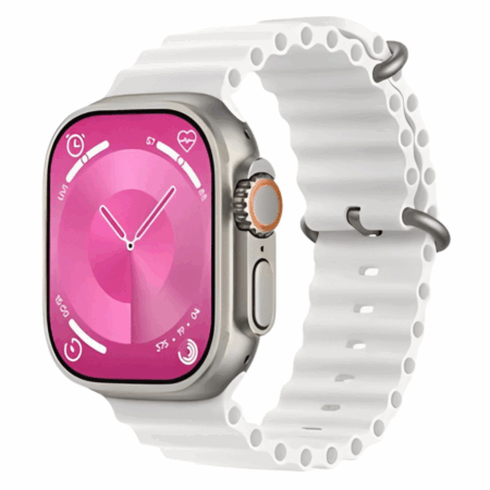 Relógio Smartwatch GS9 Ultra Mini 41mm com 2 Pulseiras – Branco – Tecnologia e Elegância