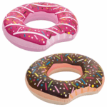 Boia Inflável Donut Rosa ou Marrom MOR – Suporta até 90kg