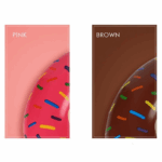 Boia Inflável Donut Rosa ou Marrom MOR – Suporta até 90kg