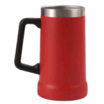 Caneca Térmica Inox de Cerveja 709 ml - Vermelho (Personalizado)