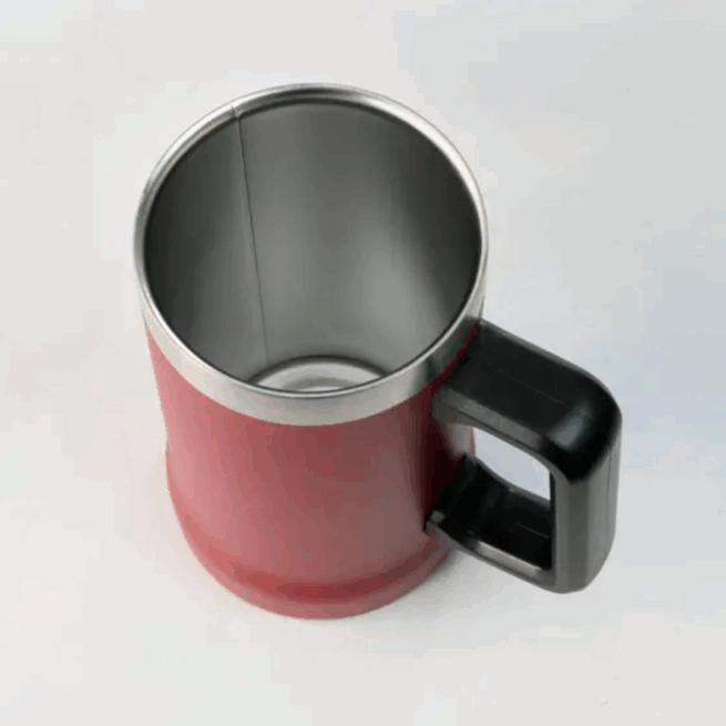 Caneca Térmica Inox de Cerveja 709 ml - Vermelho (Personalizado)