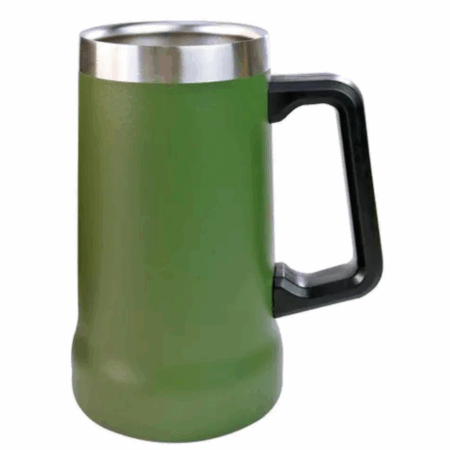 Caneca Térmica Inox de Cerveja 709 ml - Verde (Normal)
