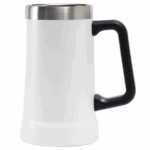 Caneca Térmica Inox de Cerveja 709 ml – Branco Personalizado – Mantenha a Bebida na Temperatura Ideal