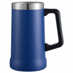 Caneca Térmica Inox de Cerveja 709 ml - Azul Escuro (Normal)