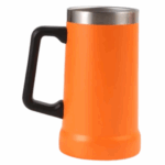 Caneca Térmica Inox de Cerveja 709 ml - Laranja (Normal)