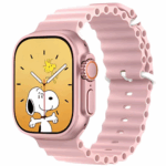 Relógio Smartwatch GS9 Ultra Mini 41mm com 2 Pulseiras – Rosa Elegante