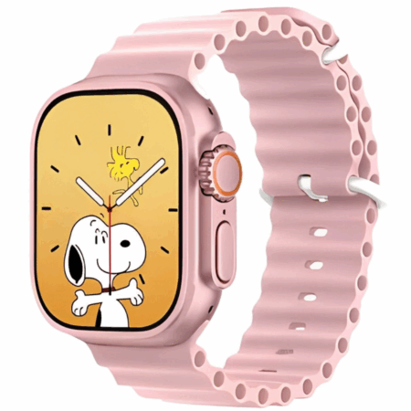 Relógio Smartwatch GS9 Ultra Mini 41mm com 2 Pulseiras – Rosa Elegante