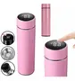 Garrafa Térmica com LED e Termômetro 500 ml - Rosa (Normal)