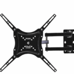 Suporte de TV Tri-Articulado com Braço Longo – Ajuste Flexível para TVs de 17 a 60 polegadas