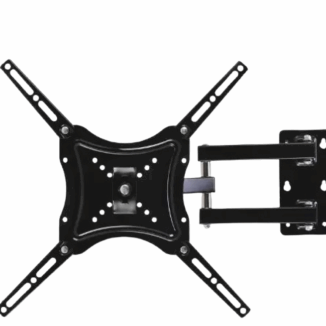 Suporte de TV Tri-Articulado com Braço Longo – Ajuste Flexível para TVs de 17 a 60 polegadas