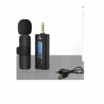 Microfone Lapela Sem Fio Bluetooth LAPELA P2 K35 com Cabo USB – Áudio Claro e Confiável