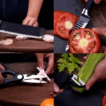 Jogo de Facas do Chef Master Profissional 6 Peças – Preto – Corte Preciso e Durabilidade