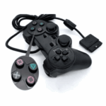 Controle Joystick com Fio para PS2 – Compatível e Resistente