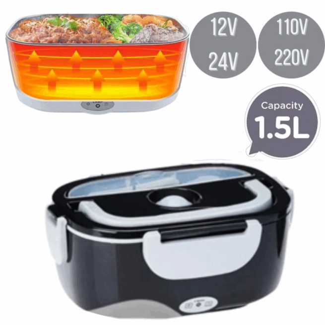 Marmita Térmica Elétrica 1,5L Bivolt – Uso Veicular e Residencial