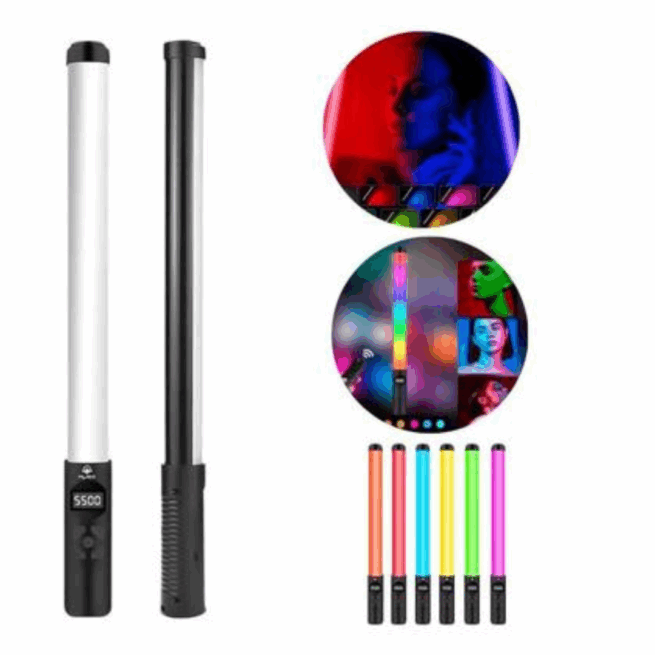 Bastão RGB Luz Varinha Handheld LED 20W para Fotografia