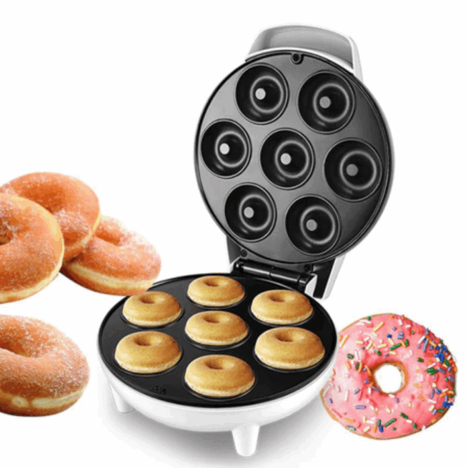 Máquina de Donuts Mini Rosquinha 127V (Cores Sortidas) – Faça Delícias em Casa