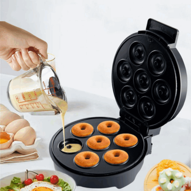 Máquina de Donuts Mini Rosquinha 127V (Cores Sortidas) – Faça Delícias em Casa