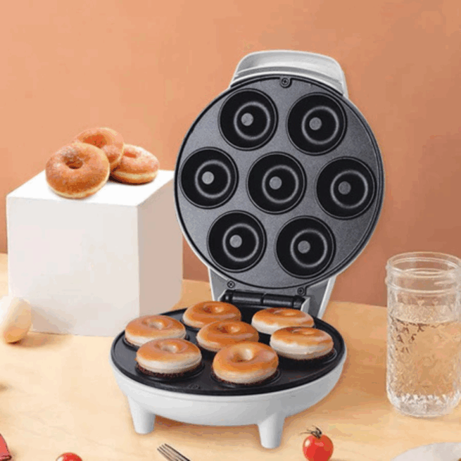 Máquina de Donuts Mini Rosquinha 127V (Cores Sortidas) – Faça Delícias em Casa