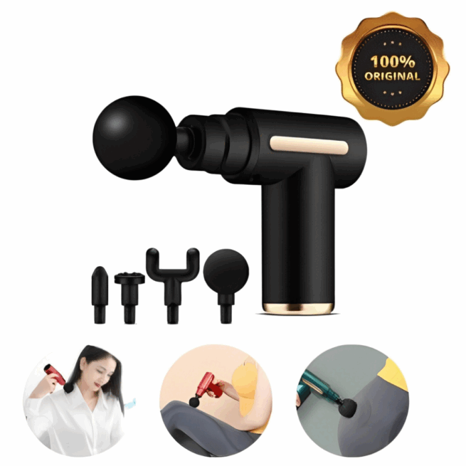 Pistola de Massagem Elétrica Original – Alívio Muscular Profundo