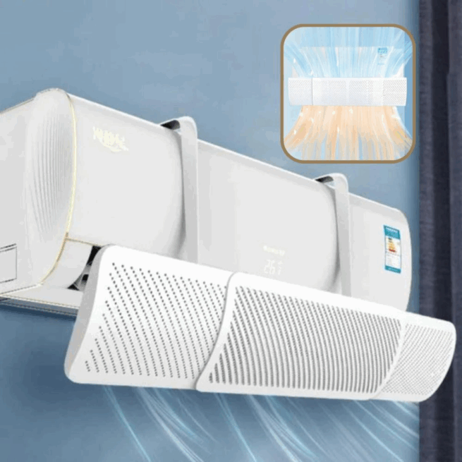 Defletor Universal Ajustável para Ar Condicionado Split – Direcione o Fluxo de Ar