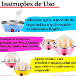 Cozedor de Ovos Elétrico Multifuncional Egg Cooker 110V (Cores Sortidas) – Cozimento Rápido e Prático