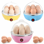 Cozedor de Ovos Elétrico Multifuncional Egg Cooker 110V (Cores Sortidas) – Cozimento Rápido e Prático