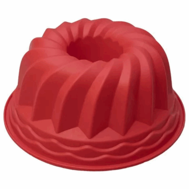 Forma de Silicone com Furo 23x10 cm BK4538