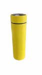 Garrafa Térmica Normal com LED e Termômetro (500 ml) – Amarelo