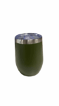 Copo Cuia Térmico Inox Normal com Tampa Antivazamento (360 ml) – Verde Militar
