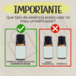 Umidificador de Ar Ultrassônico com Difusor de Aromas e Iluminação LED em Madeira – Bivolt – Ambiente Aconchegante