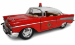Miniatura Chevrolet Bel Air 1957 – Bombeiro – Vermelho