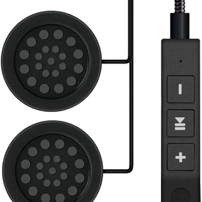Fone Bluetooth Sem Fio para Capacete de Moto – Hi-Fi com Viva Voz, GPS e Música